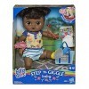 Baby Alive Step ‘N Giggle Baby Black Hair Doll with Light-Up Shoes, Responds with 25+ Sounds & Phrases, Drinks & Wets, Toy fo