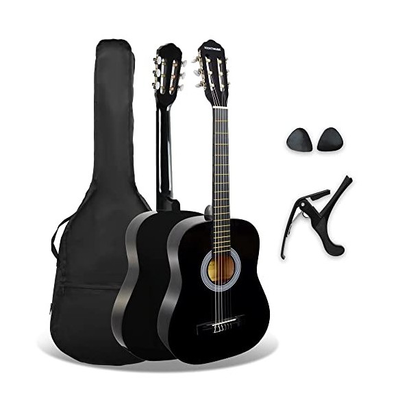 3rd Avenue Xf Pack Guitare Classique enfant Taille Junior 1/2 pour Débutants, Guitare Acoustique avec Cordes en Nylon, Housse