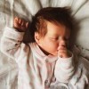 Poupée Bébé Reborn Fille 45,7 Cm en Silicone, Corps Complet, Doux Et Réaliste, Ressemble À Un Vrai Bébé, Jouets pour Enfants 