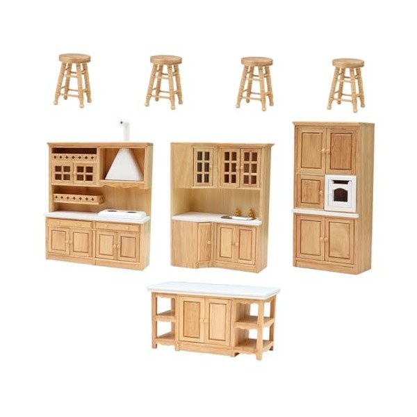 DIKACA 1 Ensemble De Meubles Miniatures Accessoires De Maison De Poupée Mini Accessoire De Cuisine Mini Jouets Faire Semblant