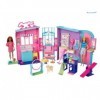 Barbie Pet Ensemble de Jeu pour garderie Comprenant Plus de 21 Accessoires, 2 barbies, 4 Chiens et 4 Chats