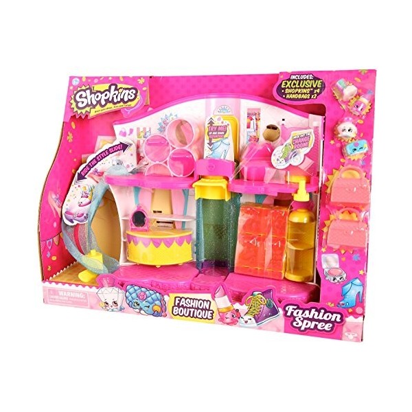 Shopkins - 1892 - Figurine Vie Urbaine - Grand Magasin Fashion 2 personnages + 2 Sacs exclusifs