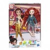 Disney Princess Ralph Breaks The Internet Movie Dolls, Belle and Merida Dolls with Comfy Clothes and Accessories