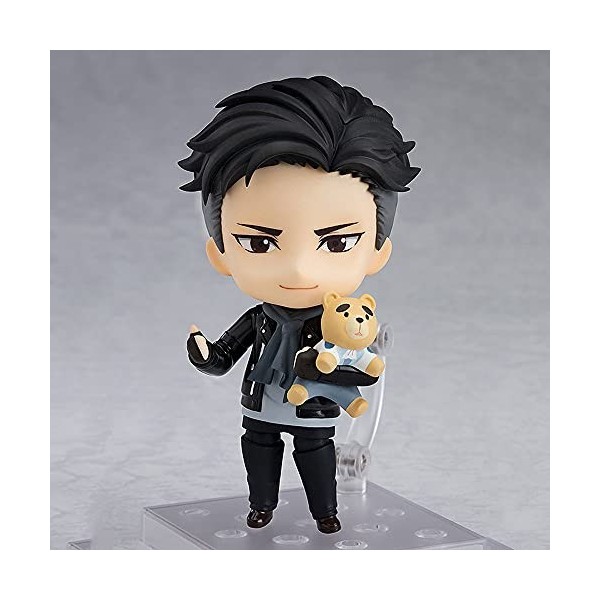 Poupée modèle Otabek ALTIN ​​version Q, le personnage de lanimation "YURI !!! on ICE", pose debout, y compris les expression