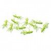 Miniblings Lot de 10 figurines mantantes en caoutchouc pour insectes