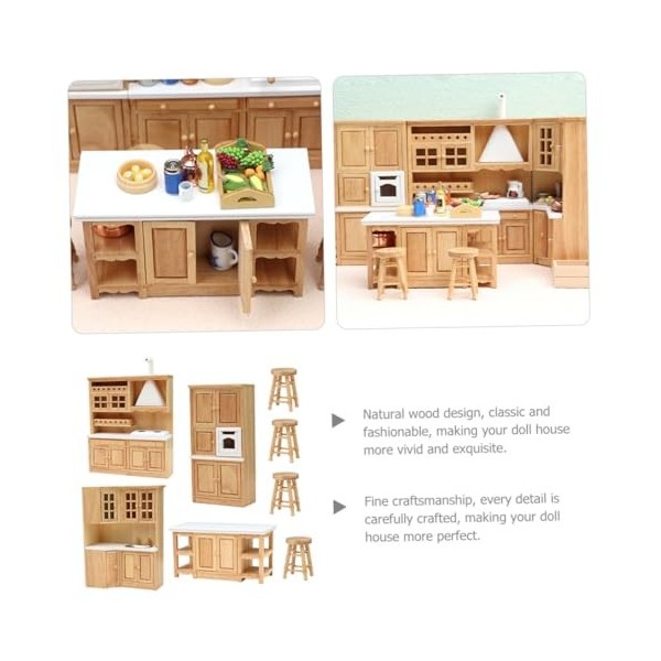 Accessoire de meuble miniature pour maison de poupée Meubles en bois Micro