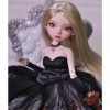 Élégant 1/6 Poupée BJD 33cm 13in Exquis Fille SD Doll Ball Jointed Doll avec Fait Main Maquiller + Robe de Soirée Ensemble + 