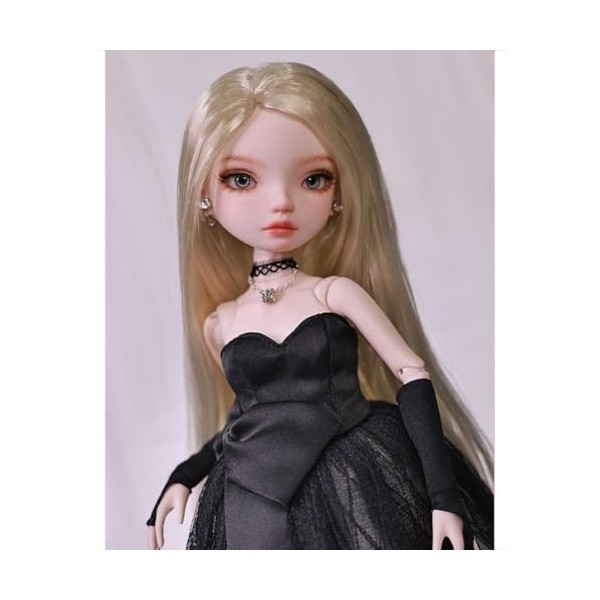 Élégant 1/6 Poupée BJD 33cm 13in Exquis Fille SD Doll Ball Jointed Doll avec Fait Main Maquiller + Robe de Soirée Ensemble + 