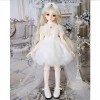 ZDLZDG 15,7in Ball Jointed Poupées 1/4 40cm BJD Doll Corps avec Maquillage du Visage, Mignonne Poupées SD, Cadeaux pour Poupé