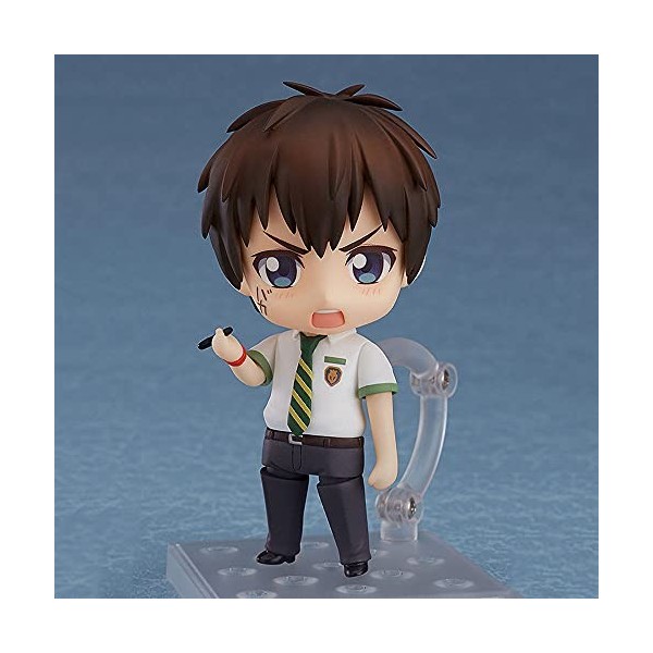 JJRPPFF Poupée Mobile Nendoroid Tachibana Taki, De Votre Nom, 3,9 Pouces, avec Base Et Accessoires, Expressions Modifiables, 