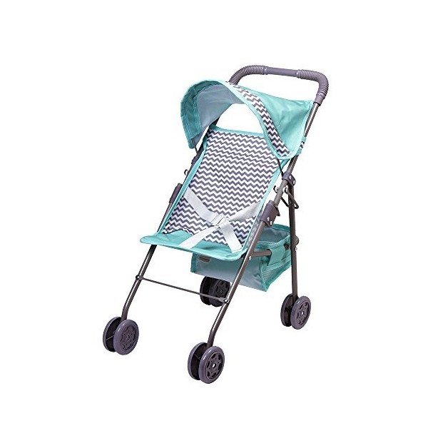 Adora Zig Zag 217605 Poussette avec parapluie moyen Bleu sarcelle