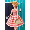 Barbie reproduction de la Maison de Rêve de 1962 avec poupée blonde, 3 tenues rétro et accessoires inclus, édition 75 ans Mat