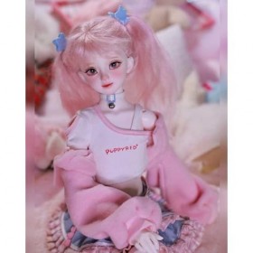 Fait Main BJD Doll 42cm Ball Jointed Doll 1/4 Mode Fille Poupée SD avec Full Set Vêtements Chaussures Perruque Maquiller Acce