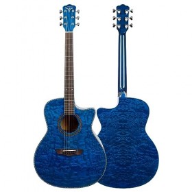 Bullfighter Kit de guitare acoustique de 41 po pour débutants guitares folk pop pour enfants et adultes, instrument de musiqu