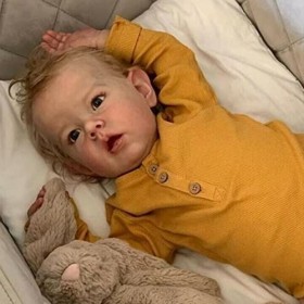 Poupée Reborn Bébés 27 Pouces Poupée Reborn pour Tout-Petits, 70cm Corps en Tissu Doux Poupées Reborn, comme Un Vrai Bébé, Po