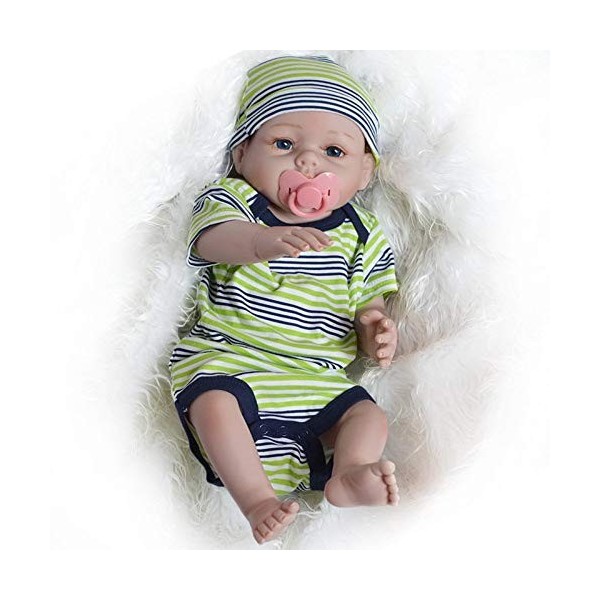 RWRAPS Simulation Rebirth Baby Doll Poupée endormie réconfortante 50 cm garçon, 50 cm, poupées nourrissantes 50 cm 50 cm 