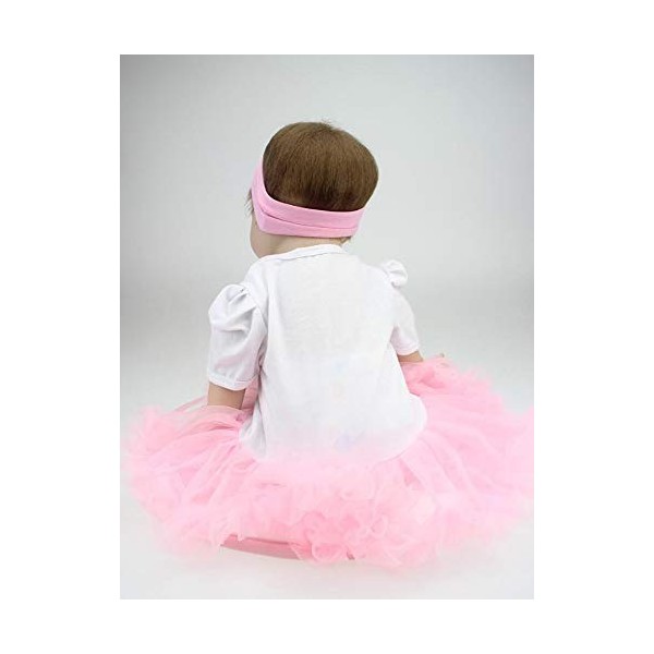 Reborn Baby Dolls 55CM Soft Real Touch Lifelike Bebe Doll Reborn Baby Fashion Doll Année Cadeau Cheveux enracinés à la Main S