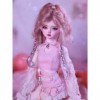 1/4 Style de Scène BJD Doll Mode Joli Poupée SD 43,5cm 17,12in Résine Avancée Ball Jointed Doll avec Vêtements Chaussures Per