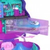 Polly Pocket Monster High Coffret Avec 3 Mini-Figurines Draculaura, Clawdeen Wolf Et Frankie Stein, 10 Accessoires Thématique
