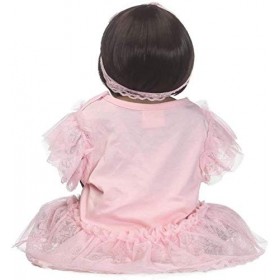 56 cm Noir Rare Alive Collectible Afro-Américain Reborn bébé Fille poupées semblent réelles