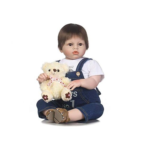 RWRAPS Rebirth Doll Full Silicone Simulation Costume Modèle Poupée Photographie Props Décoration pour Accompagner Bébé Grandi