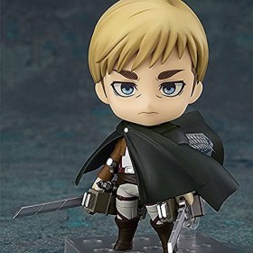 La poupée modèle Erwin Smith Yamato version Q, une figure masculine de la bande dessinée "LAttaque des Titans", posture debo