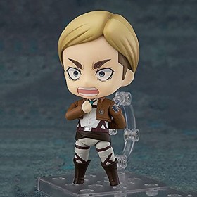 La poupée modèle Erwin Smith Yamato version Q, une figure masculine de la bande dessinée "LAttaque des Titans", posture debo