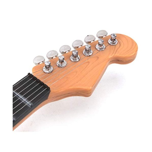 Pmandgk Guitare électrique à 6 cordes pour enfants Instruments de musique éducatifs pour enfants