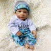 Jouet Reborn Baby Dolls Reborn Baby Dolls Poupée Réaliste 18 Pouces 46 cm Nouveau-né Bébé Poupée Doux Silicone Vinyle avec Su