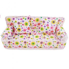 Yudanny 8 Pièces/Ensemble Accessoires de Meubles de Princesse Ensemble de Commode-Cadeau + Ensemble de Canapé + Ensemble de L
