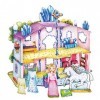 ATELIER COLOR Maison de fée pour princesse et licorne, feuille à partir de 6+ ans DIY set 3D papier créatif jouet livre à déc