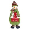 LfY246 Calendrier pour poupée de Noël Motif bonhomme de neige