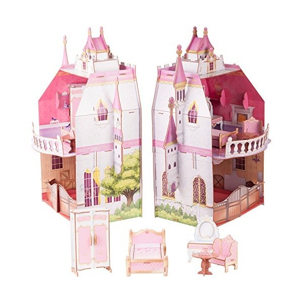 Götz 3402979 Château Petite majesté pour ta poupée Just-Like-me - Set de 6 Meubles pour poupons et poupées de 27 à 30 cm