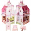 Götz 3402979 Château Petite majesté pour ta poupée Just-Like-me - Set de 6 Meubles pour poupons et poupées de 27 à 30 cm