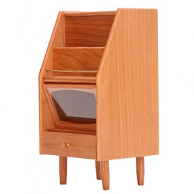 Alomejor Mini Meubles de Poupée, Armoire de Maison de Poupée Miniature, Décoration DIY pour Meubles de Maison de Poupée