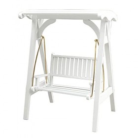 Gissroys Chaise Modèle À Léchelle Balançoire Blanche Aménagement Réaliste Maison Poupée Mini Meubles Jouet pour Enfants Fair