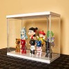 Siyecioa Vitrine pour Collection, Boîte de Présentation en Acrylique Transparent à 2 Niveaux pour Figurines Pop, Funko Pop, M