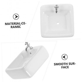 ifundom 3 Pièces Lavabo De Maison De Poupée Évier De Salle De Bains De Maison De Poupée Évier De Maison De Poupée Modèle DÉv