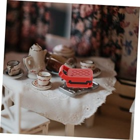 ERINGOGO 5 Pièces Machine À Petit-Déjeuner Mini Maison Ustensiles De Cuisine Maison De Poupée Meubles pour Mini Grille-Pain M