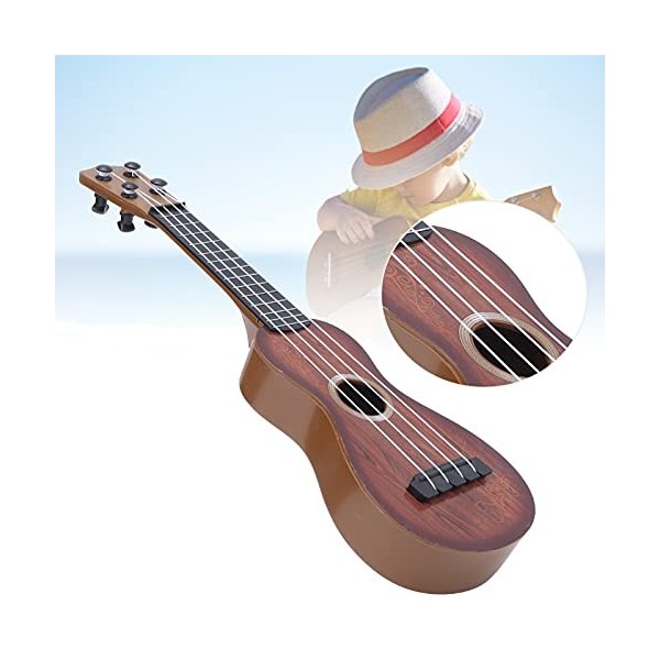 Shanrya Simulation Ukulele, Ukulele Guitar Toy Guitar Toy pour Les Enfants de 3 Ans et Plus pour Les Enfants Débutants pour l