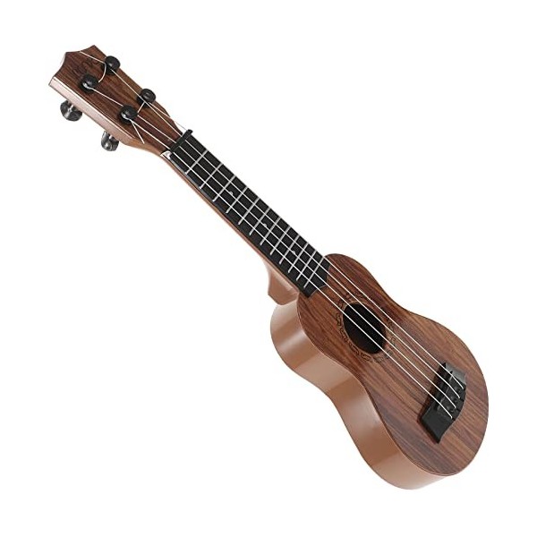 EXCEART 1 mini guitare acoustique à quatre cordes pour enfant, ukulélé acoustique, mini ukulélé miniature, guitare pour début