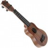 EXCEART 1 mini guitare acoustique à quatre cordes pour enfant, ukulélé acoustique, mini ukulélé miniature, guitare pour début