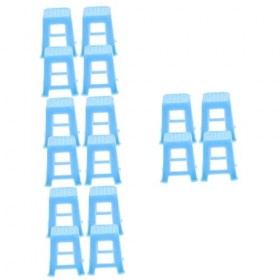 Vaguelly 16 Pièces Chaise Miniature Maison De Poupée Tabourets De Bar Mini Tabourets Jouets Maison De Jeu pour Enfants Jouets