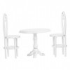 Totority 3Pcs Table Et Chaises De Maison De Poupée Chaise Miniature 1 12 Meubles Mini Chaise De Maison De Poupée Mini Table C