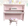 DRESSOOS Mini Figurine De Piano Meubles Miniatures pour Maison De Poupée Mini Jouet Modèle De Maison Modèle De Piano Miniatur