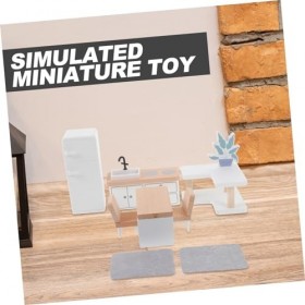 HOOTNEE 1 Ensemble Mini Meubles Enfants Playset Meubles pour Enfants Décorations De Salle De Bain Meubles De Poupée Meubles D