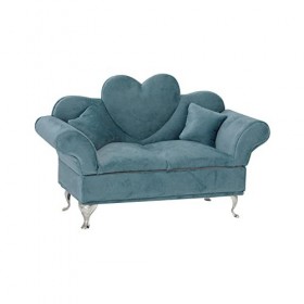 Oshhni 1/6 échelle Miniature Maison de poupée canapé boîte à Bijoux Ornement Moderne Support de Stockage de Meubles pour Pend