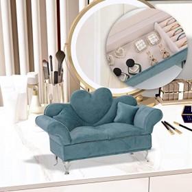 Oshhni 1/6 échelle Miniature Maison de poupée canapé boîte à Bijoux Ornement Moderne Support de Stockage de Meubles pour Pend