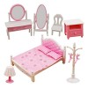 ibasenice 2 Ensembles Commode Modèle Mini Maison Meubles Modèle Bois Maison De Poupée Meubles Maison De Poupée DIY Kit Maison