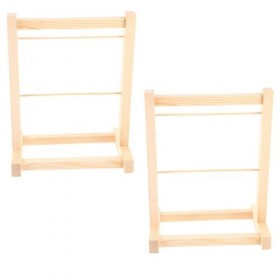 ibasenice Porte-Vêtements De Poupée En Bois Mini Porte-Vêtements De Poupée Poupées Miniatures Porte-Vêtements Accessoires De 